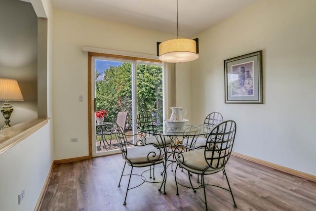 13504 S Buckthorn Ln, Plainfield, IL 60544 - dining space with wood finished floors and baseboards
