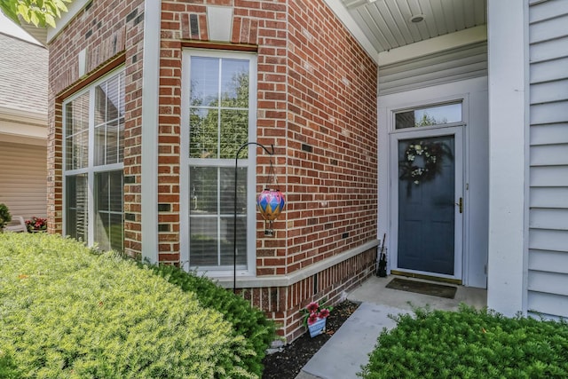 13504 S Buckthorn Ln, Plainfield, IL 60544 - view of exterior entry featuring brick siding