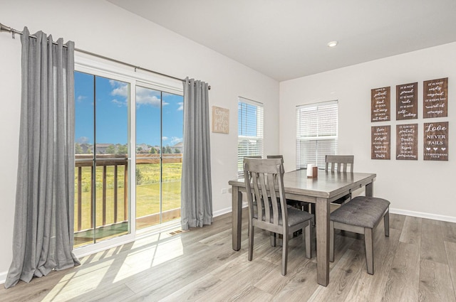 3068 Grande Trl, Yorkville, IL 60560 - dining area featuring wood finished floors and baseboards