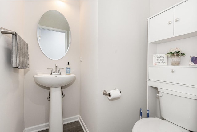 3068 Grande Trl, Yorkville, IL 60560 - half bath with toilet and wood finished floors