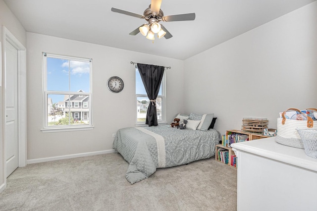 3068 Grande Trl, Yorkville, IL 60560 - bedroom with carpet and ceiling fan