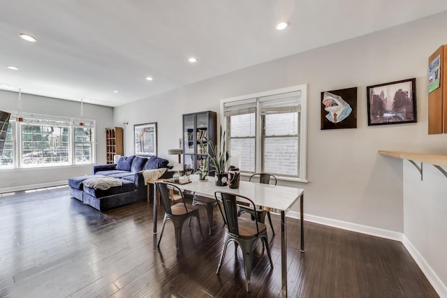 2150 W Coulter St, Chicago, IL 60608 - dining room with wood finished floors and recessed lighting