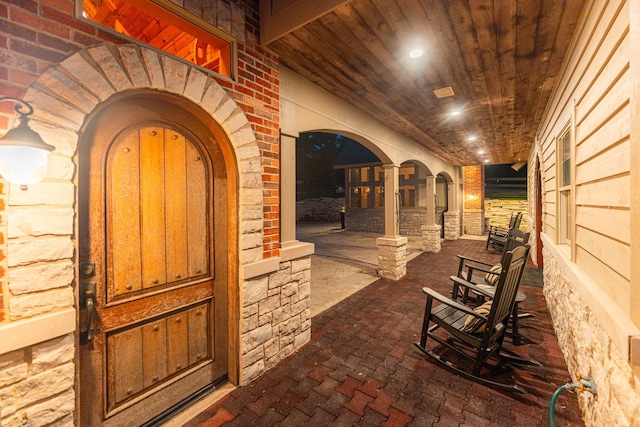 7N230 Sims Ln, Saint Charles, IL 60175 - view of exterior entry with covered porch
