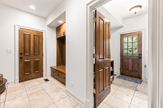 7N230 Sims Ln, Saint Charles, IL 60175 - mudroom featuring light tile patterned flooring and recessed lighting