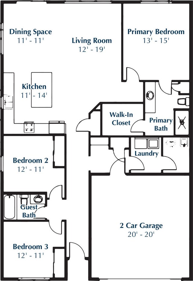 514 S Preston St, Cortland, IL 60112 - view of floor plan / room layout