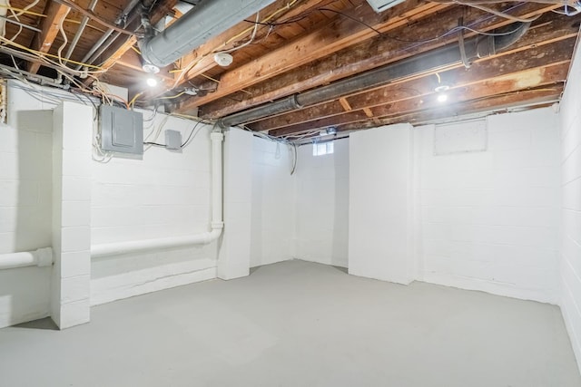 416 S Nelson Ave, Morton, IL 61550 - unfinished below grade area featuring electric panel