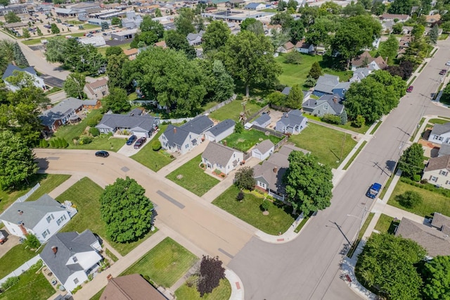 416 S Nelson Ave, Morton, IL 61550 - aerial view of property and surrounding area with nearby suburban area
