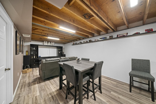 14893 Plank Rd, Sycamore, IL 60178 - dining space with wood finished floors
