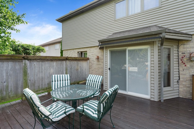 17815 Iroquois, Tinley Park, IL 60477 - deck with outdoor dining space