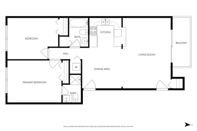 6401 W Home Ave Unit 6A, Worth, IL 60482 - view of home floor plan