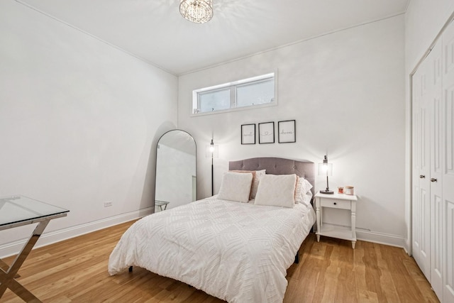 1720 W Diversey Pkwy Unit 1, Chicago, IL 60614 - bedroom with wood finished floors and a closet