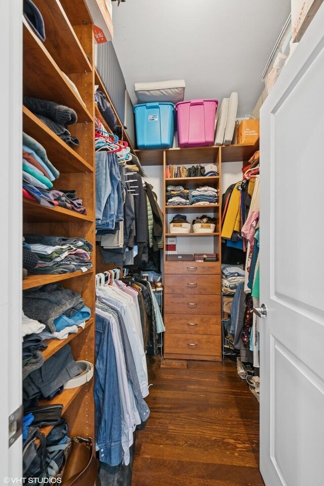 639 W Briar Pl Unit 4W, Chicago, IL 60657 - spacious closet with wood finished floors