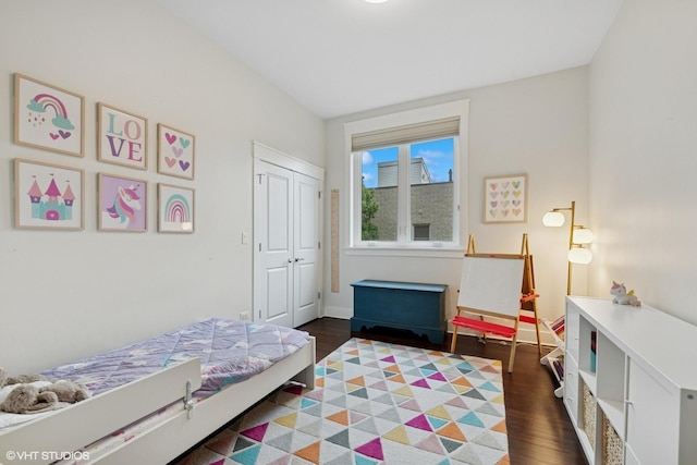 639 W Briar Pl Unit 4W, Chicago, IL 60657 - bedroom featuring wood finished floors and a closet