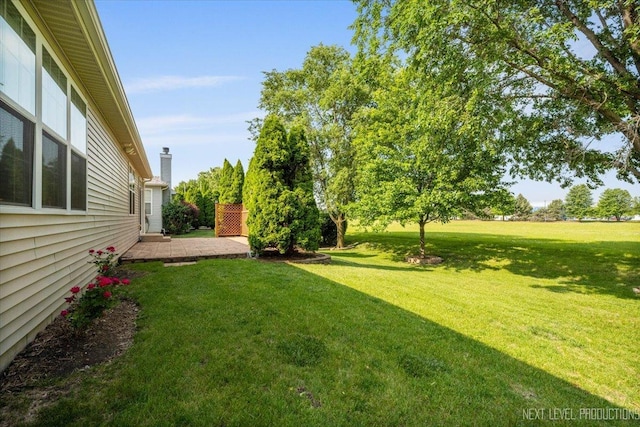 725 Bohannon Cir, Oswego, IL 60543 - view of green lawn featuring a patio area