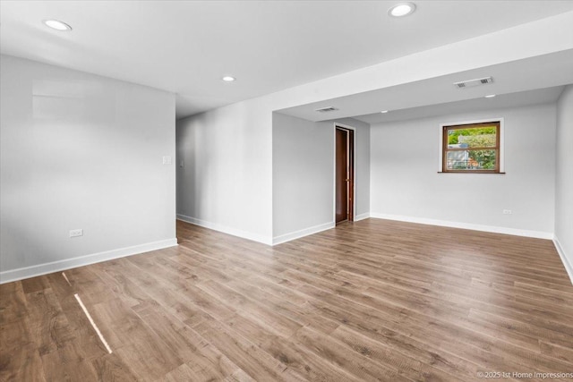 8826 Willow Rd, Hickory Hills, IL 60457 - empty room featuring recessed lighting and wood finished floors