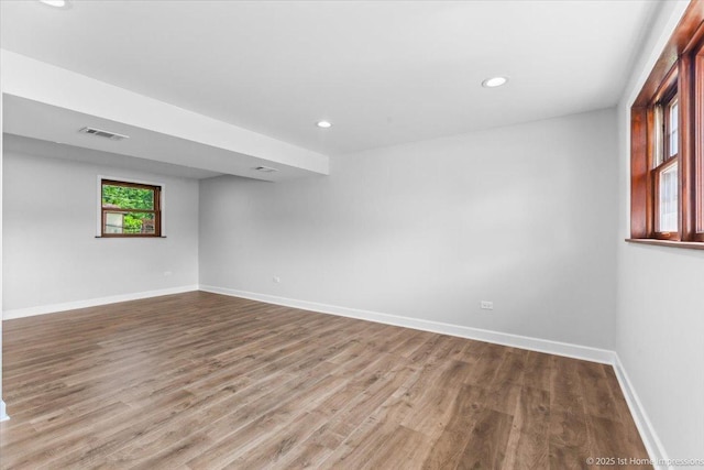 8826 Willow Rd, Hickory Hills, IL 60457 - empty room featuring wood finished floors and recessed lighting