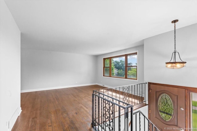 8826 Willow Rd, Hickory Hills, IL 60457 - foyer with wood finished floors and baseboards