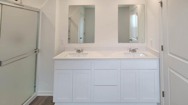 11300 Wildridge Ln, Huntley, IL 60142 - full bath featuring a stall shower and double vanity