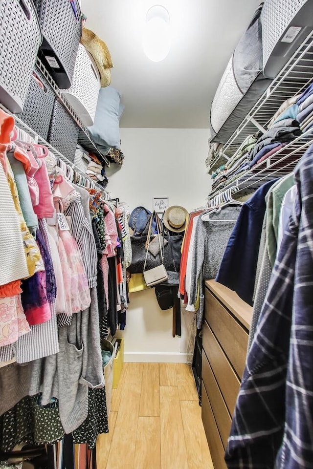 2406 Mallow Ct Unit V2, Schaumburg, IL 60194 - walk in closet with wood finished floors