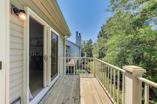 2406 Mallow Ct Unit V2, Schaumburg, IL 60194 - view of wooden terrace