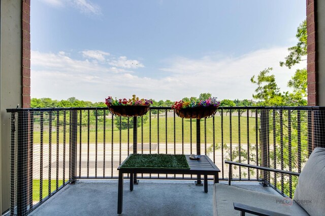 1199 E Port Clinton Rd Unit 209, Vernon Hills, IL 60061 - view of balcony