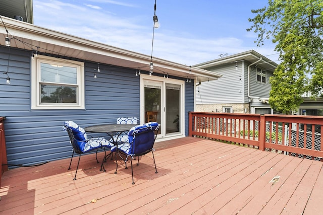 16401 Clark Ln, Tinley Park, IL 60477 - view of wooden deck