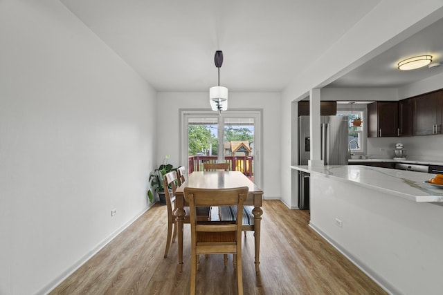 16401 Clark Ln, Tinley Park, IL 60477 - dining room with light wood-style floors