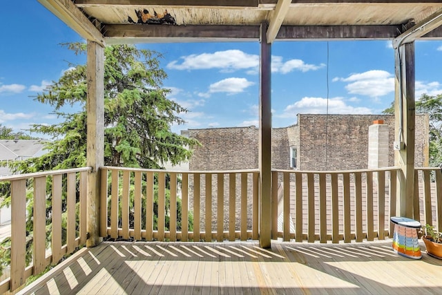 4333 N Troy St Unit 3E, Chicago, IL 60618 - view of wooden terrace