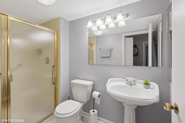 1521 S County Farm Rd Unit 1-3C, Wheaton, IL 60189 - full bathroom featuring a shower stall