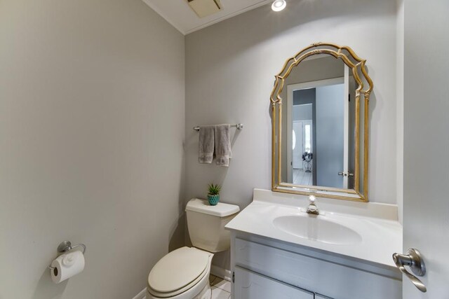 12850 S Westport Dr, Palos Park, IL 60464 - bathroom with toilet and vanity