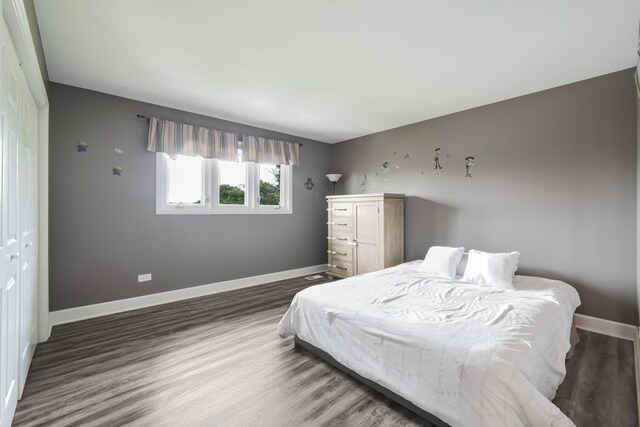 12850 S Westport Dr, Palos Park, IL 60464 - bedroom featuring wood finished floors and baseboards
