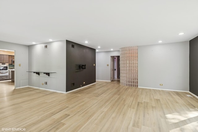 3071 Plum Island Dr, Northbrook, IL 60062 - spare room featuring recessed lighting and light wood-type flooring