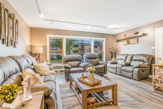 2241 S 17th Ave, North Riverside, IL 60546 - living area featuring track lighting and light wood finished floors