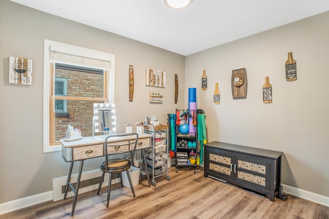 2241 S 17th Ave, North Riverside, IL 60546 - office featuring wood finished floors and baseboards