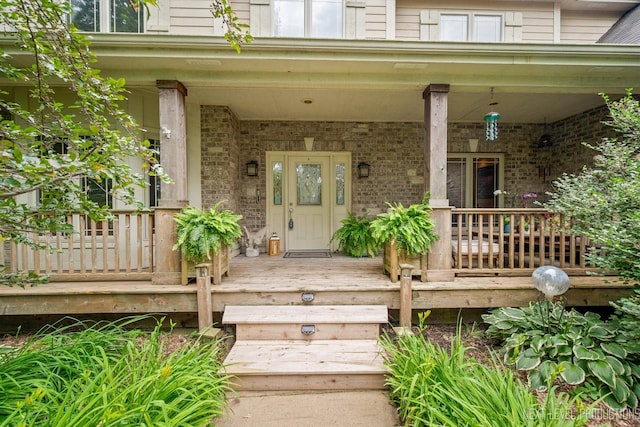 7N107 Hastings Dr, Saint Charles, IL 60175 - entrance to property with covered porch and brick siding
