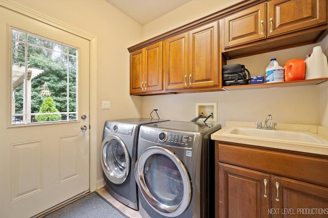 7N107 Hastings Dr, Saint Charles, IL 60175 - laundry area with cabinet space and separate washer and dryer