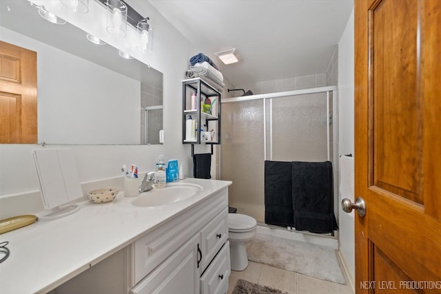 7N107 Hastings Dr, Saint Charles, IL 60175 - full bath with vanity, tile patterned floors, and a stall shower