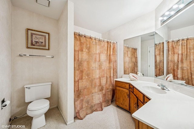 1508 Seville Ct Unit D2, Wheeling, IL 60090 - bathroom with vanity and a shower with shower curtain