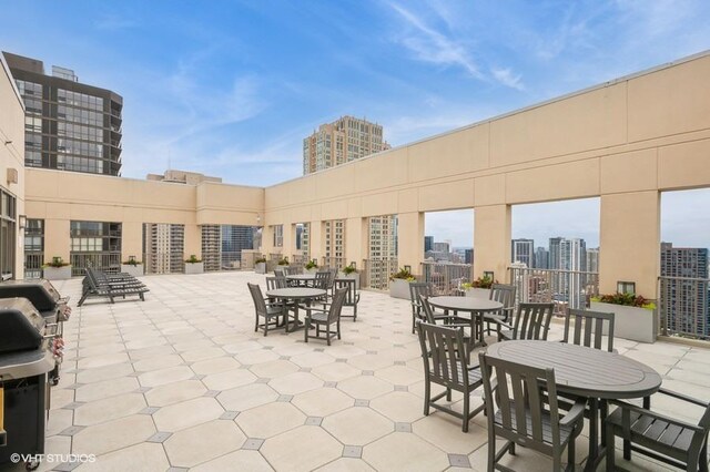 2 E Erie St Unit 3106, Chicago, IL 60611 - view of patio featuring outdoor dining space