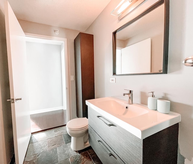 2 E Erie St Unit 3106, Chicago, IL 60611 - bathroom with vanity and stone finish floors