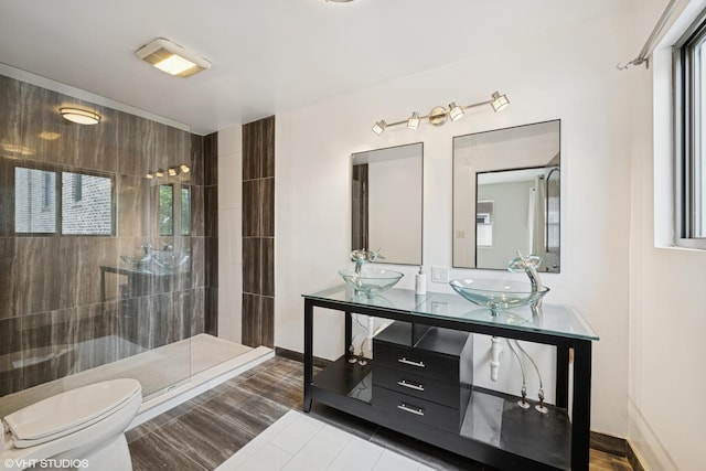 1940 S Racine Ave, Chicago, IL 60608 - full bath featuring double vanity and walk in shower