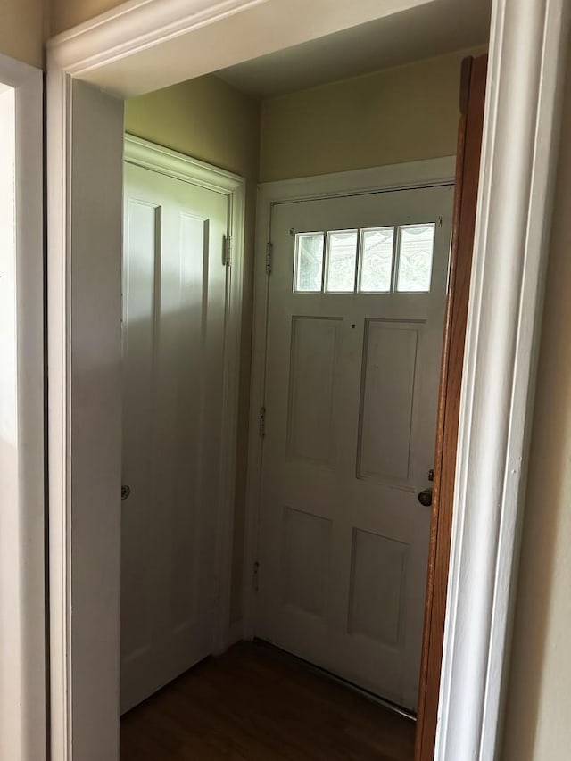 115 Country Club Dr, Northlake, IL 60164 - doorway to outside featuring dark wood finished floors