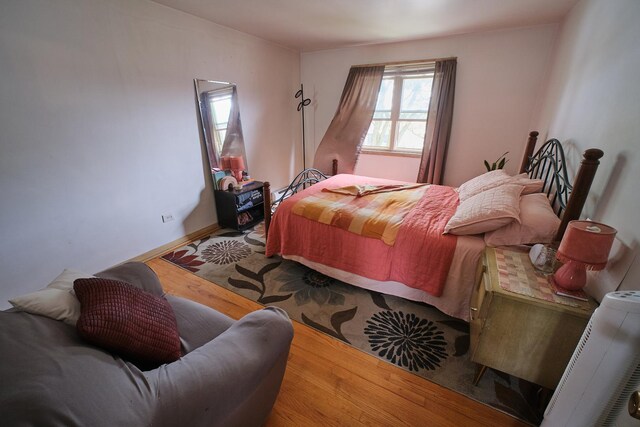 6101 N Elston Ave Unit 3E, Chicago, IL 60646 - bedroom featuring wood finished floors