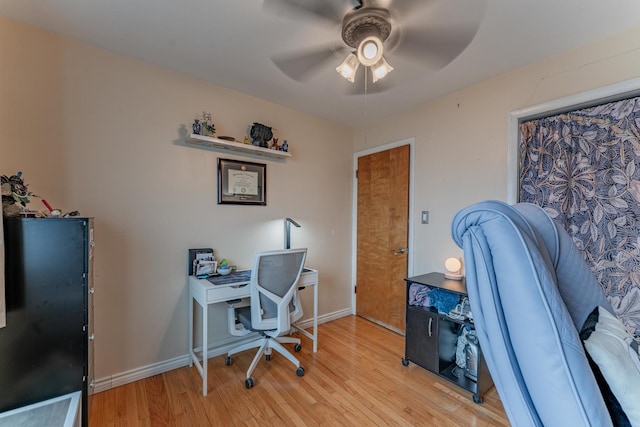 3631 54th Ave, Cicero, IL 60804 - office space featuring light wood-type flooring and a ceiling fan