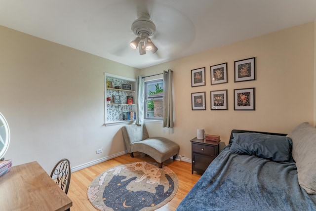 3631 54th Ave, Cicero, IL 60804 - bedroom with wood finished floors and a ceiling fan