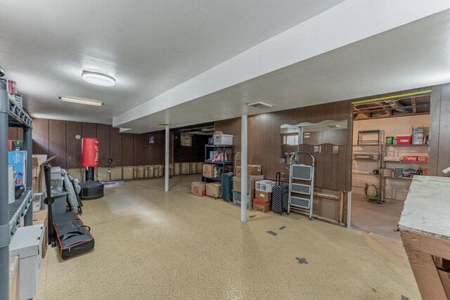 3631 54th Ave, Cicero, IL 60804 - finished basement with wooden walls