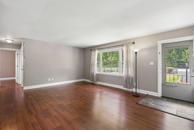 5902 Fox Lake Rd, Mchenry, IL 60051 - unfurnished living room with wood finished floors