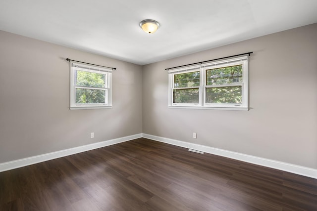 5902 Fox Lake Rd, Mchenry, IL 60051 - unfurnished room with plenty of natural light and dark wood-type flooring
