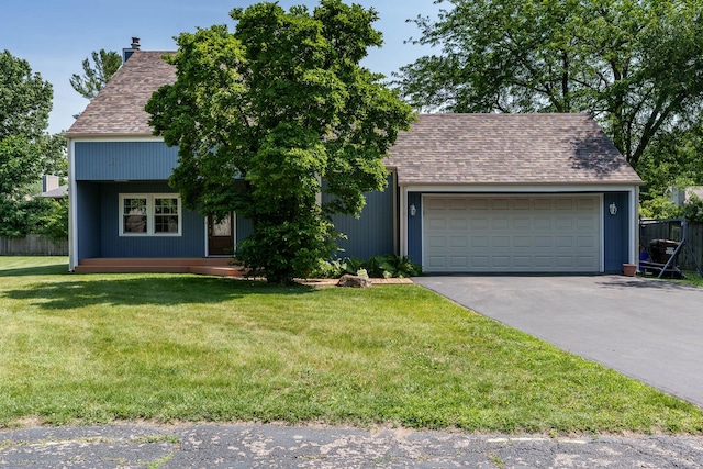 5087 Wilderness Trl, Rockford, IL 61114 - view of front of home featuring a shingled roof and a garage