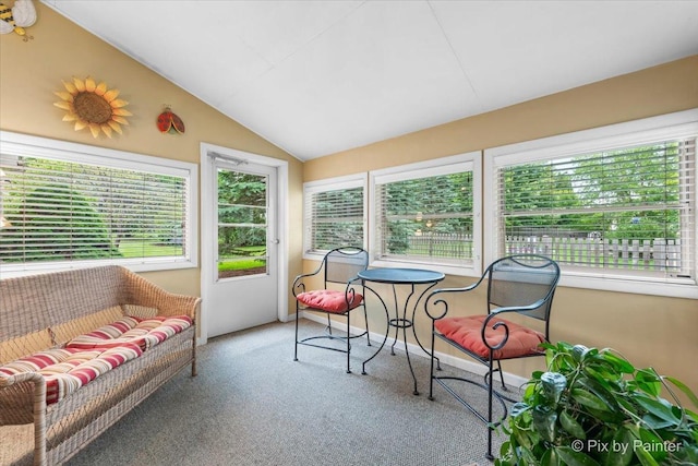 6 Ennis Ct, Cary, IL 60013 - sunroom with lofted ceiling